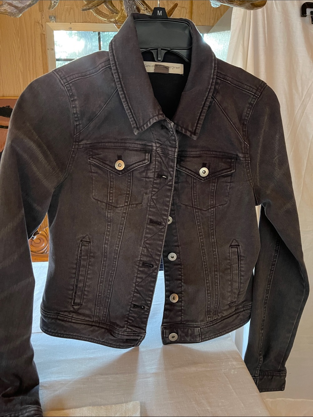 Faded black Jean jacket